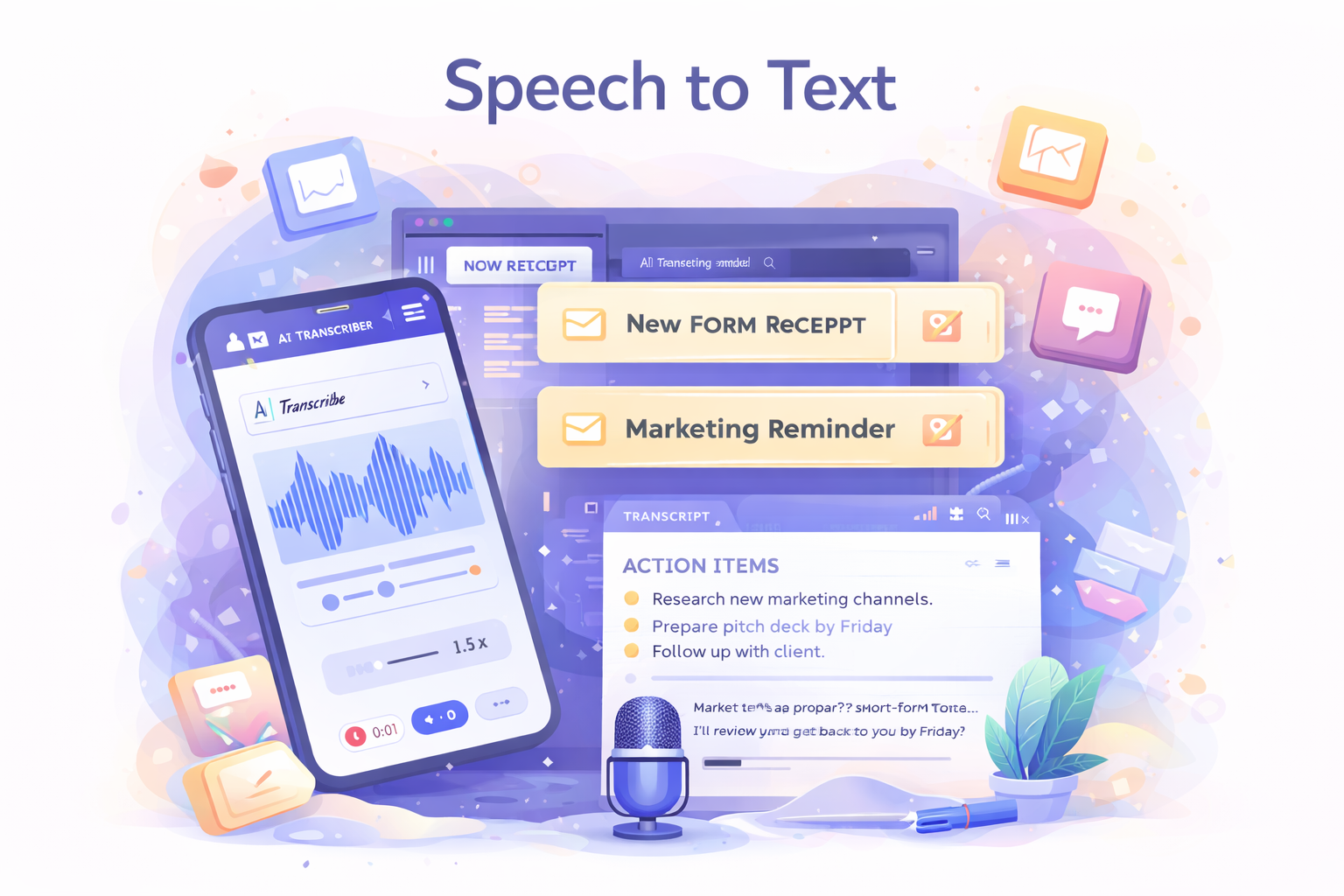 Accurate transcription in seconds